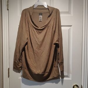 Olive green Mono b off shoulder top